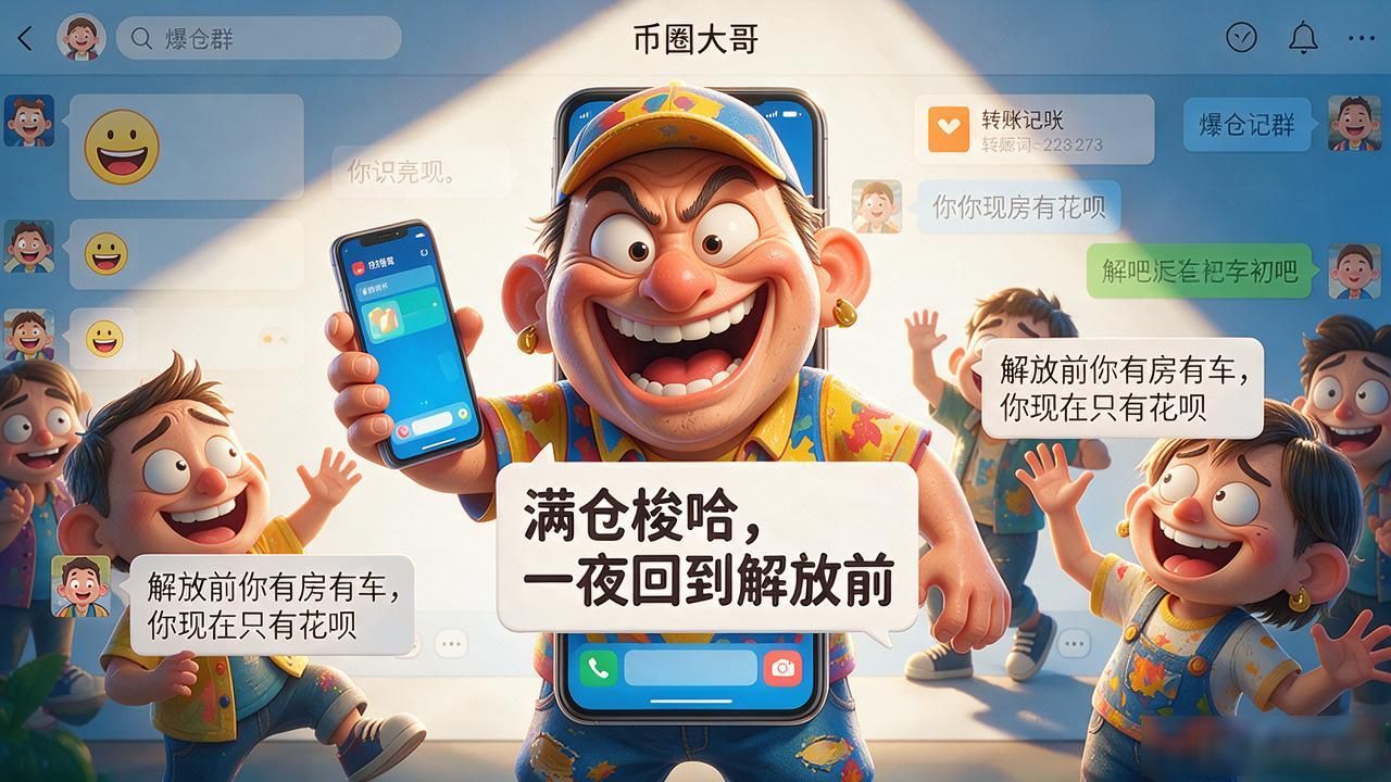 数字货币爆笑合约大赏，那些爆仓群里的段子，看完比币价还魔幻