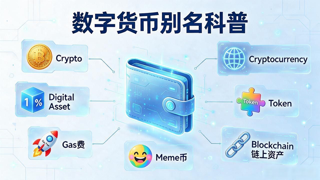 数字货币到底还有什么叫法 / 这些别名和说法你大概率没搞清