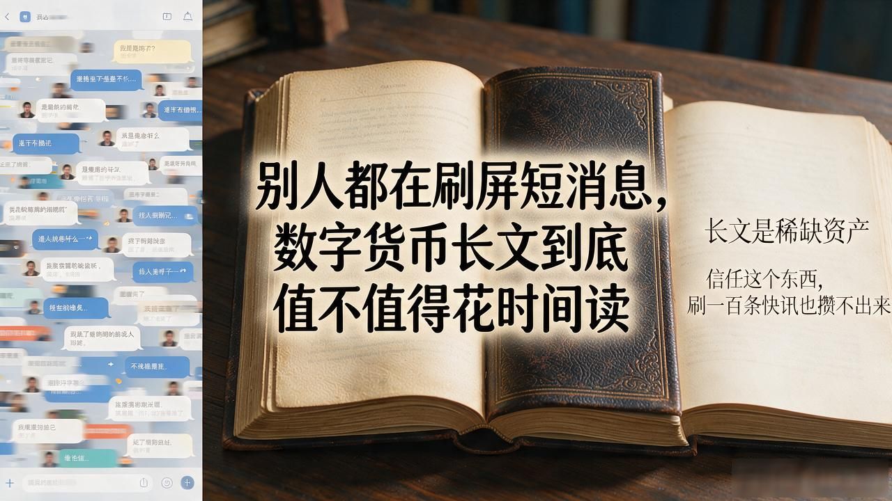 别人都在刷屏短消息，数字货币长文到底值不值得花时间读