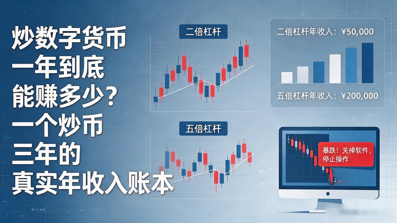 炒数字货币一年到底能赚多少？一个炒币三年的真实年收入账本