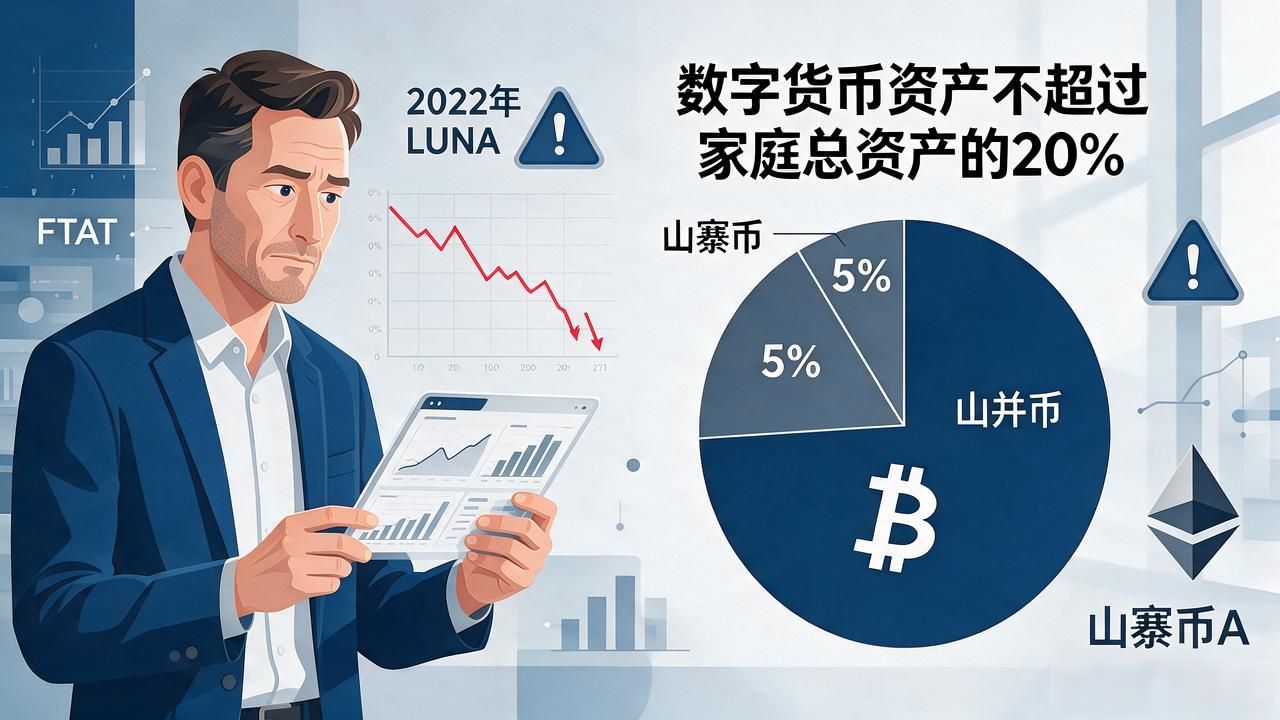 家庭资产配置中加密货币比例控制_数字货币怎么变富_数字货币定投策略与周期收益