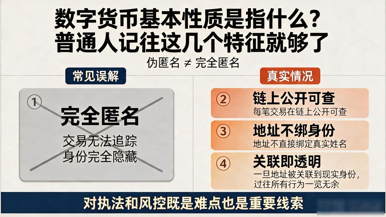 数字货币基本性质是指什么？普通人记住这几个特征就够了