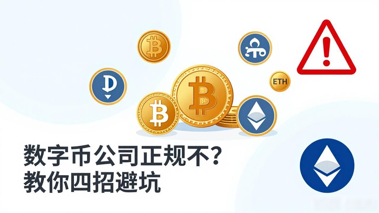 数字货币公司正规不？教你四招避坑