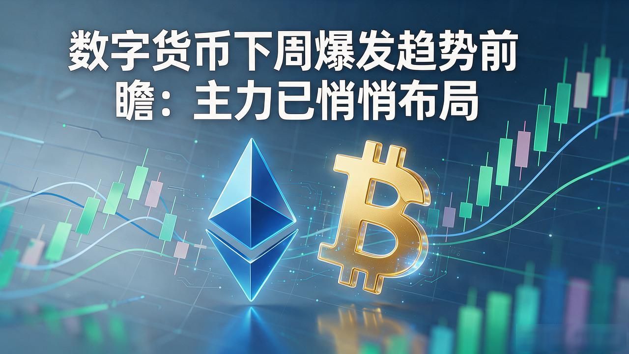 数字货币下周爆发趋势前瞻：主力已悄悄布局