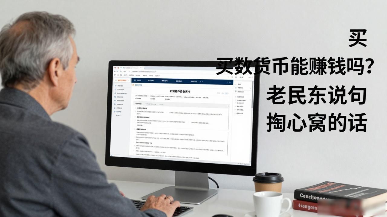 买数字货币能赚钱吗？老股民说句掏心窝的话