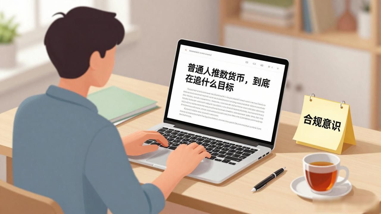 普通人推数字货币，到底在追什么目标