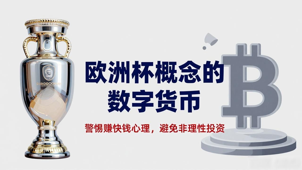 欧洲杯概念的数字货币