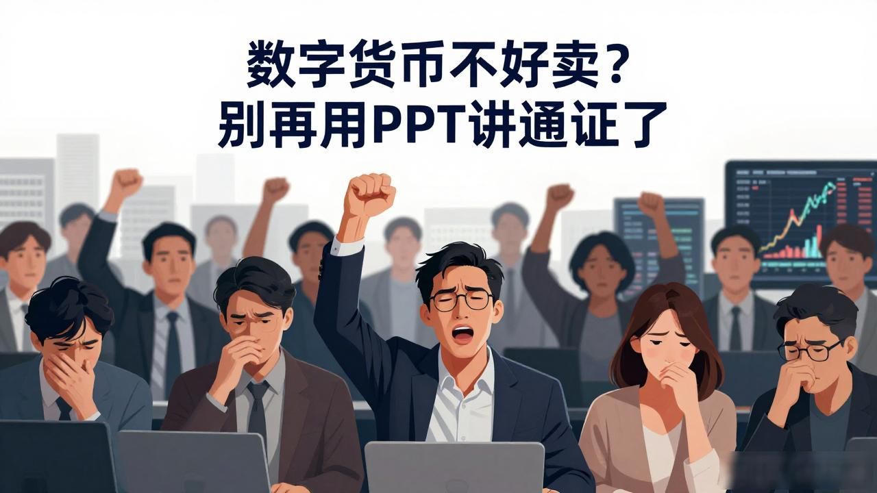 数字货币不好卖？别再用PPT讲通证了