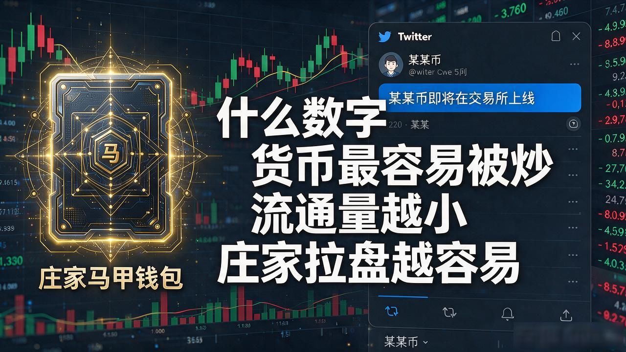什么数字货币最容易被炒 流通量越小 庄家拉盘越容易