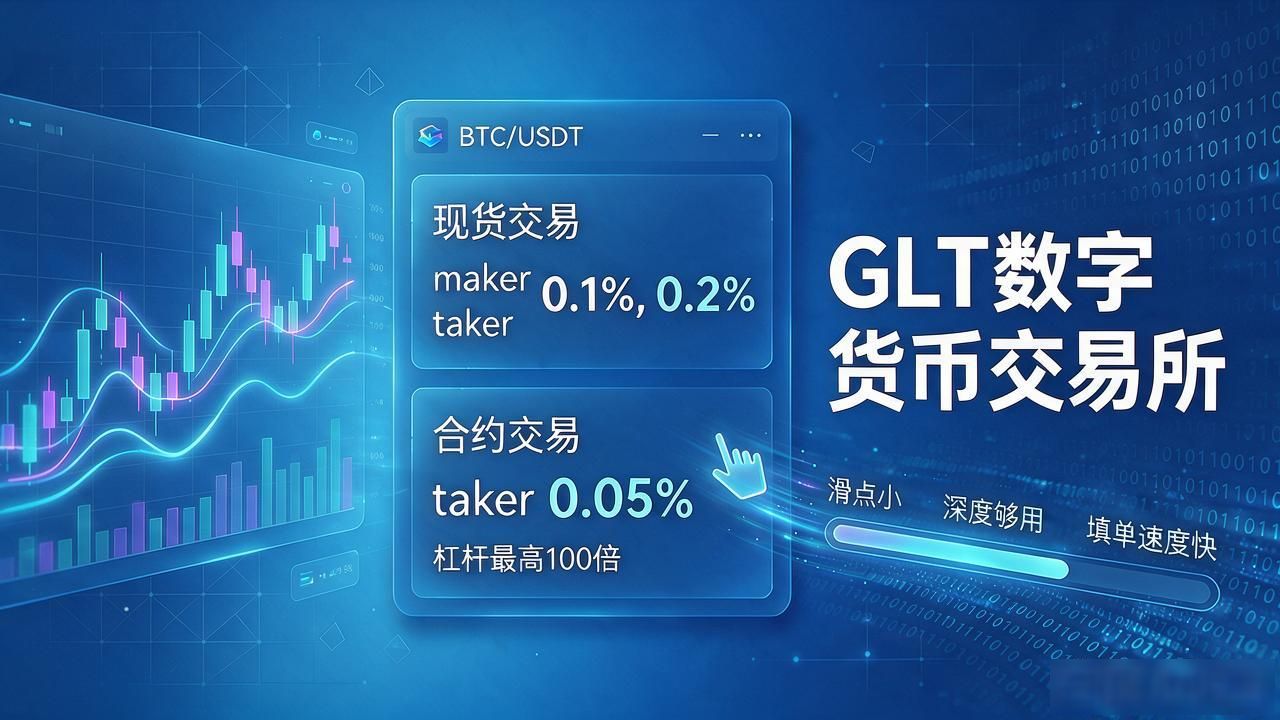 GLT数字货币交易所靠谱吗？新手注册流程和手续费实测