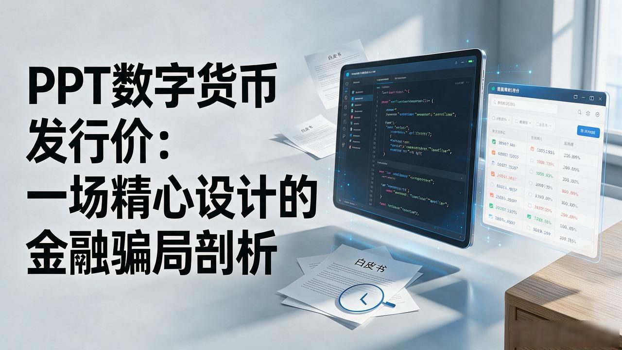 PPT数字货币发行价：一场精心设计的金融骗局剖析
